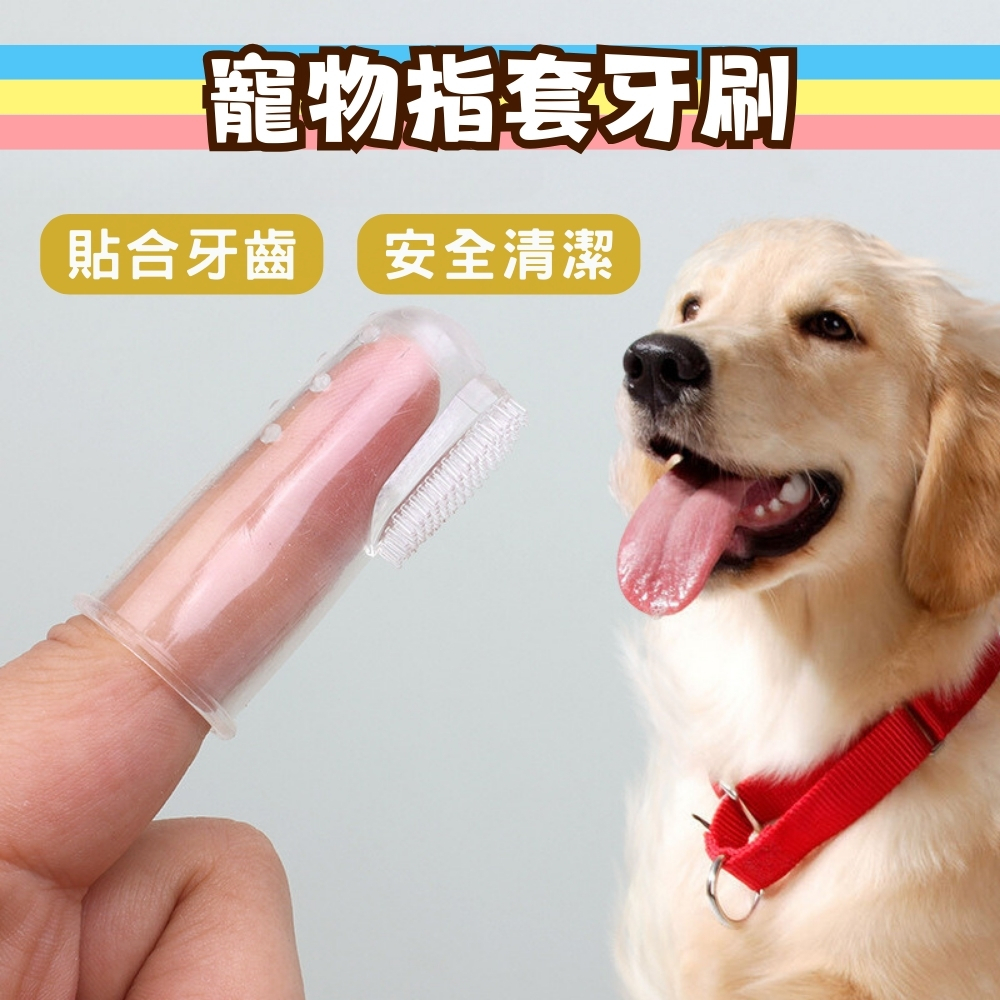 寵物指套牙刷 寵物牙刷 指套牙刷 狗牙刷 貓牙刷 手指套 潔牙套 橡膠指套牙刷 透明軟牙刷