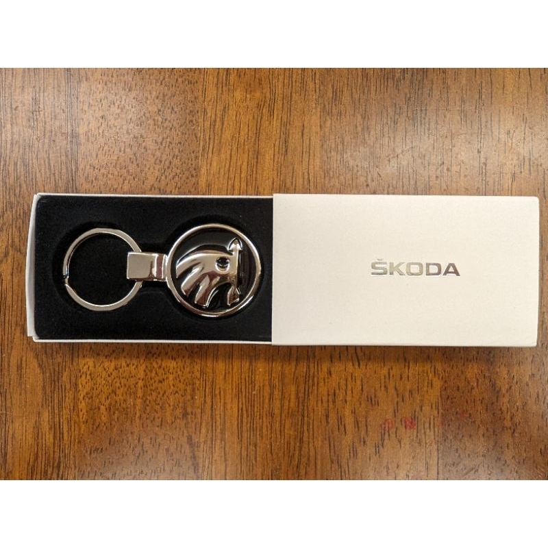 全新 skoda 原廠 鑰匙圈