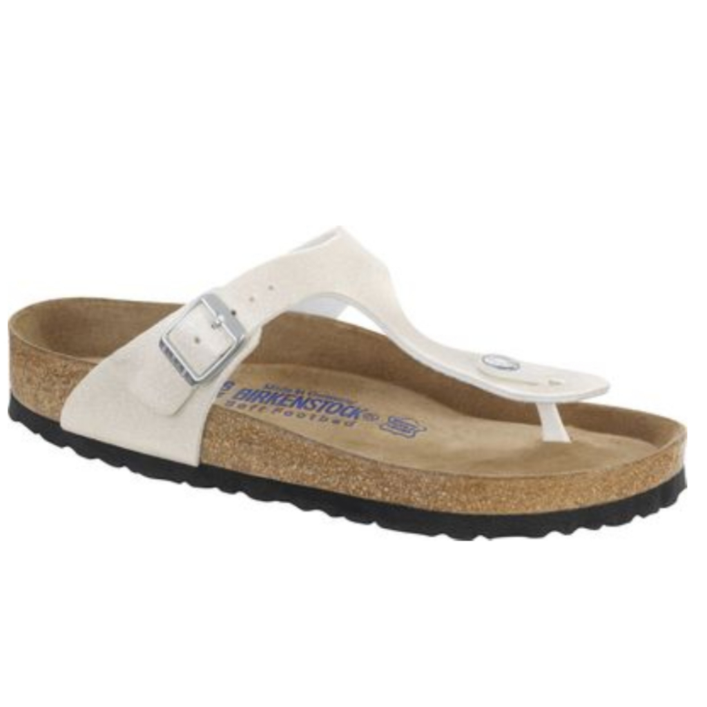 BIRKENSTOCK 勃肯 / Gizeh / 合成皮 / 白色 / 軟墊