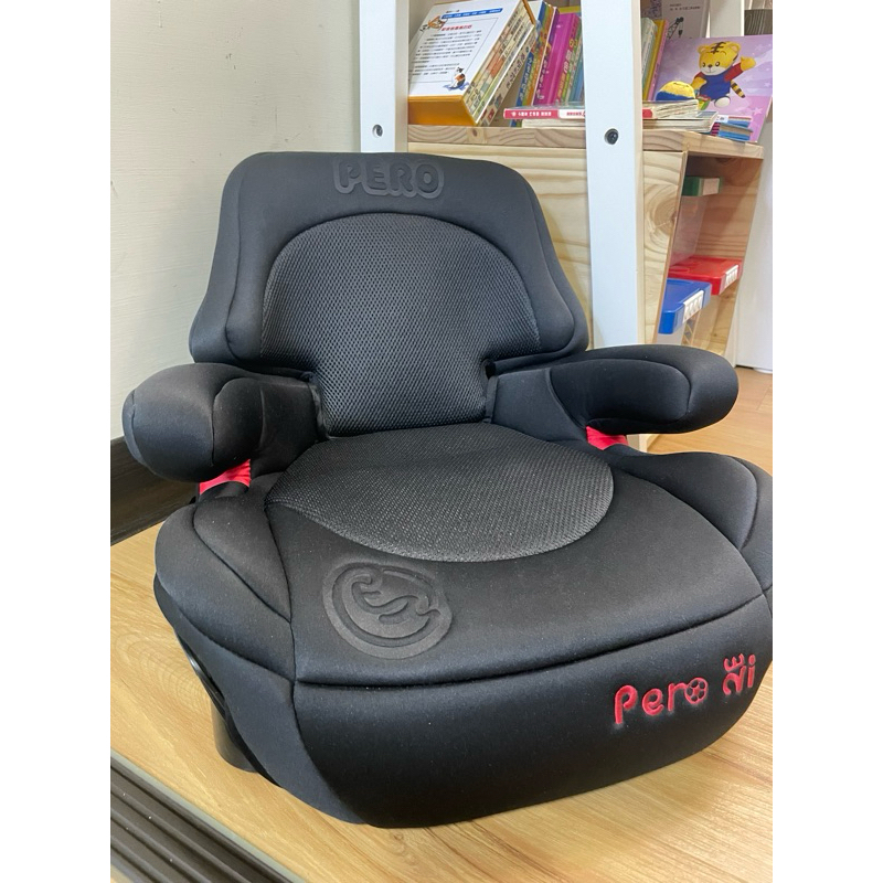 ⭐️二手⭐️【PERO】台灣設計 NI 黑 ISOFIX增高墊ISOFIX安全座椅 成長型兒童安全座椅 兒童增高墊
