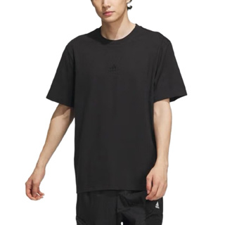 Adidas ST GF GFX TEE [IA8129] 男 短袖 上衣 T恤 運動 休閒 舒適 圓領 素面 穿搭 黑
