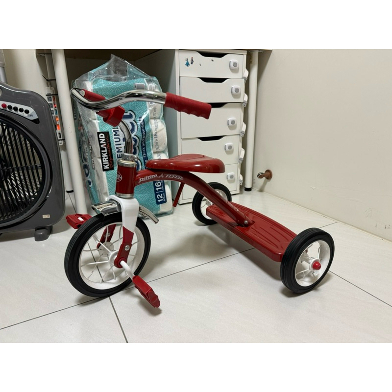 【RADIO FLYER】美國RADIO FLYER 紅色經典小型 兒童三輪車 幼兒 學習 輔助輪 腳踏車
