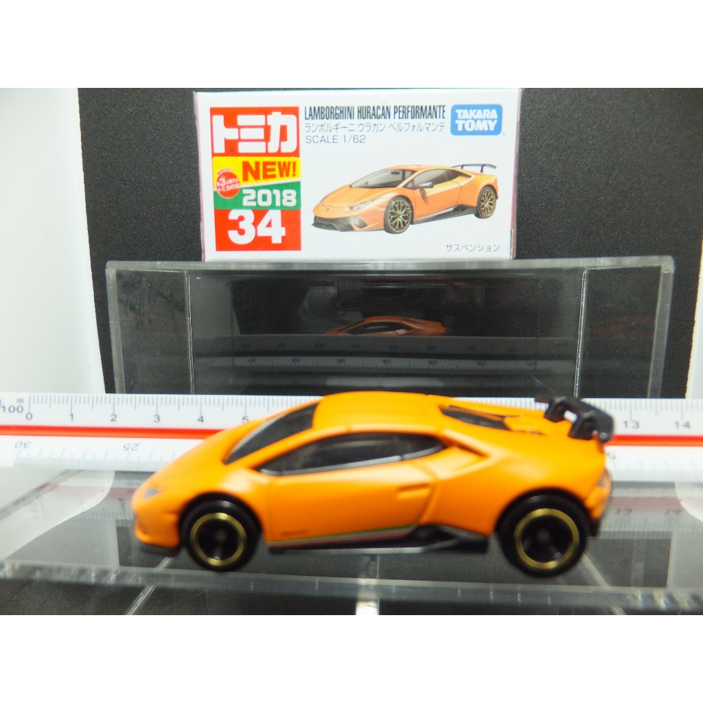 自藏品出清 TOMICA 34 LAMBORGHINI HURACAN PERFORMANTE 新車貼 多美