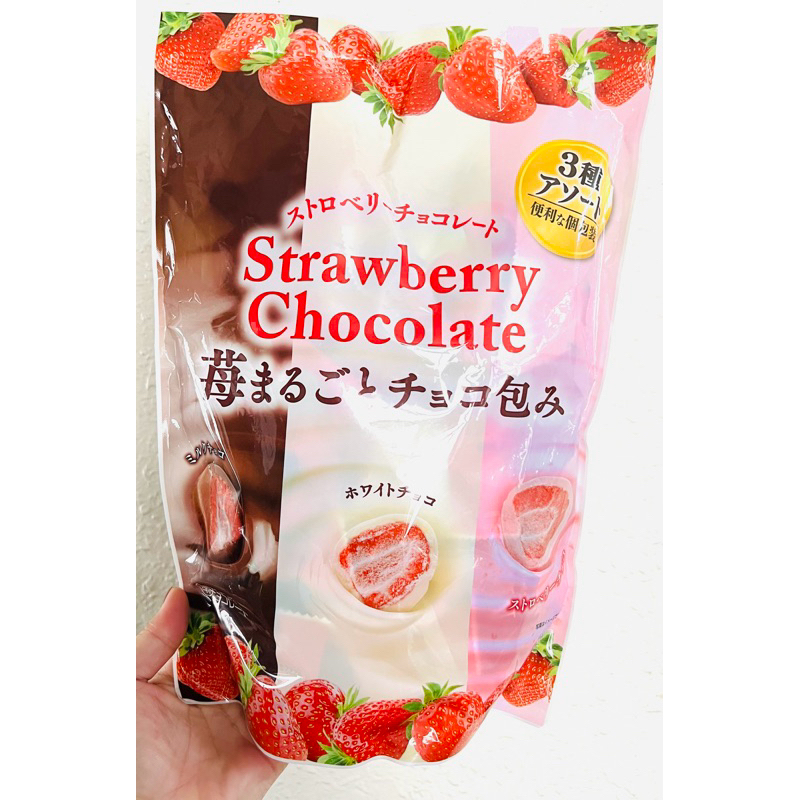 當天出貨 日本 草莓巧克力 白巧/黑巧/牛奶巧克力 410g 獨立包裝