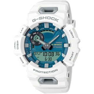 ∣聊聊可議∣CASIO 卡西歐 G-SHOCK 亮藍綠面 運動生活藍芽多功能雙顯手錶 GBA-900CB-7A