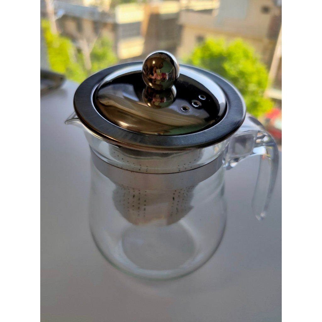日式玻璃 泡茶壺 濾茶器 泡茶杯 茶道壺 茶具 350ml 全新