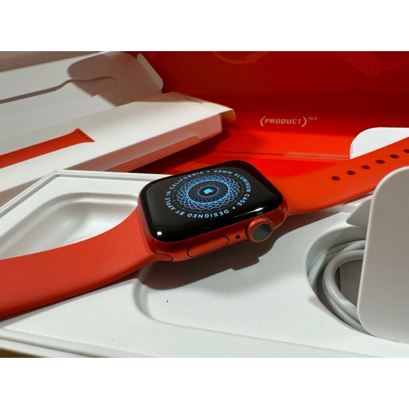 Apple Watch S6/電池健康度86%紅色限量版/狀況良好