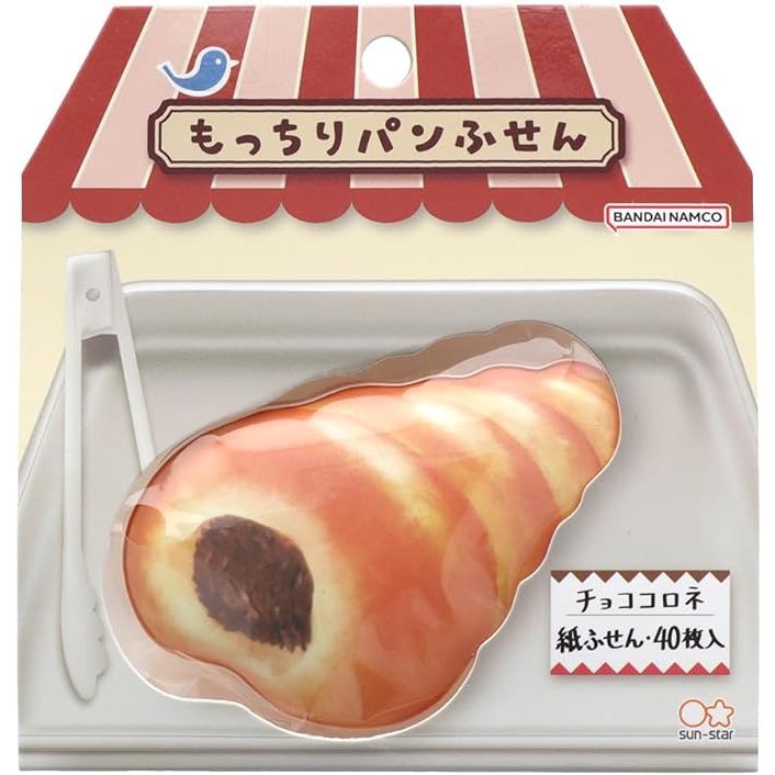 日本 sun-star Mocchiri 軟綿綿便利貼/ 巧克力螺旋麵包 eslite誠品