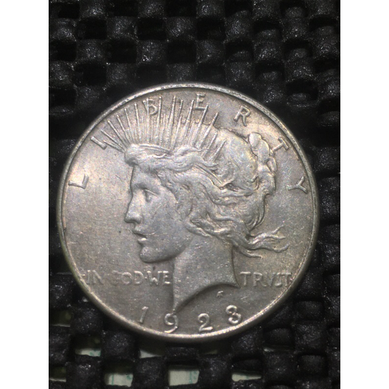 1923年美國自由女神 和平鷹1元銀幣銀元