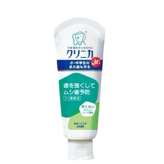 日本獅王固齒酵素兒童牙膏(6歲以上)、兒童潄口水