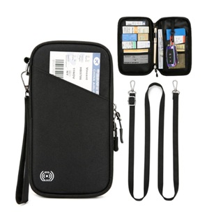 【COMET】RFID防盜旅行護照包(防掃描卡片側錄 手機證件夾長夾 出國證件夾 旅遊收納包 護照包夾/2253-1)