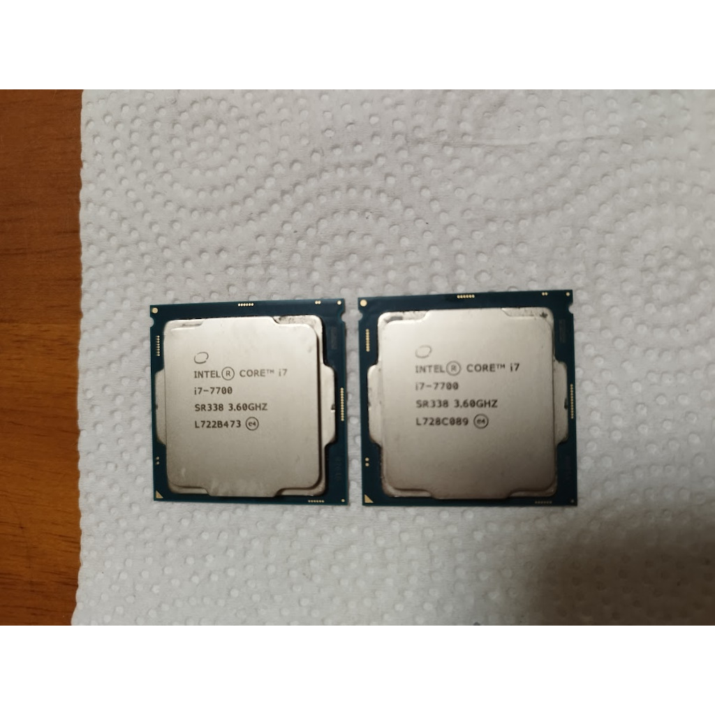 Intel Core i7-7700 3.6G / 8M 4C8T 第七代處理器 SR338，另有技嘉 GA-H110M
