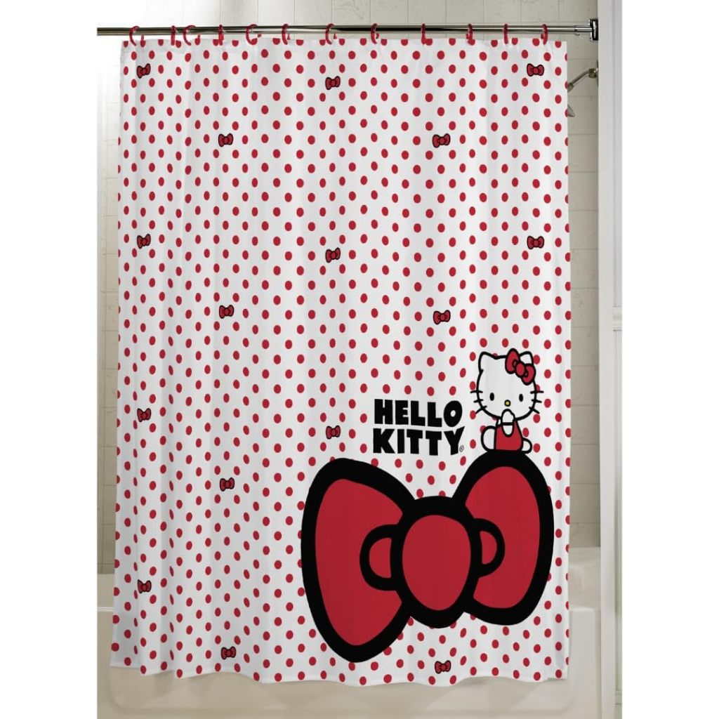 預購182x177cm🚀空運🚀美國專櫃 Hello Kitty 浴室 浴簾 Franco 凱蒂貓