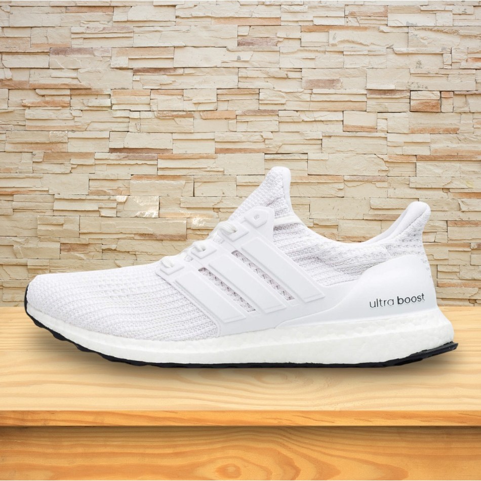Adidas UltraBoost 4.0 全白 編織 透氣 爆米花 回彈 輕量 慢跑 運動鞋 男鞋 女鞋 BB6168