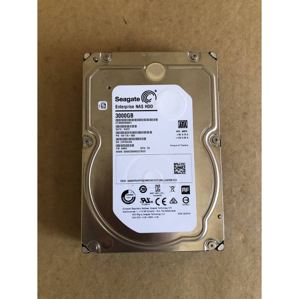 Seagate 希捷 Enterprise NAS 3TB 3.5吋 SATA3.0 SATAIII 內接硬碟