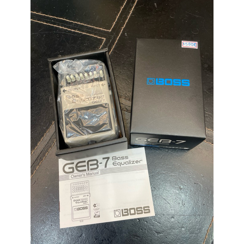 三一樂器 Boss GEB-7 Equalizer EQ 等化器 Bass 單顆效果(最受歡迎的 EQ 之一) 現貨免運