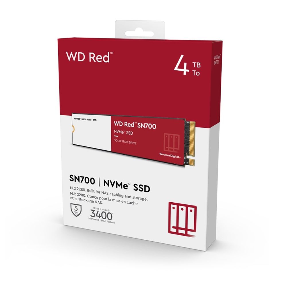 威騰 紅標 4TB WD Red SN700 NVMe Pcle M.2 2280 SSD 固態硬碟 台灣公司貨保固