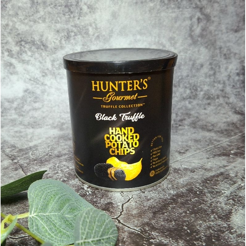 ☆只有百貨☆✔️現貨 ♟️ 杜拜 Hunter's 亨特 黑松露洋芋片 罐裝 40g 洋芋片 薯片 黑松露