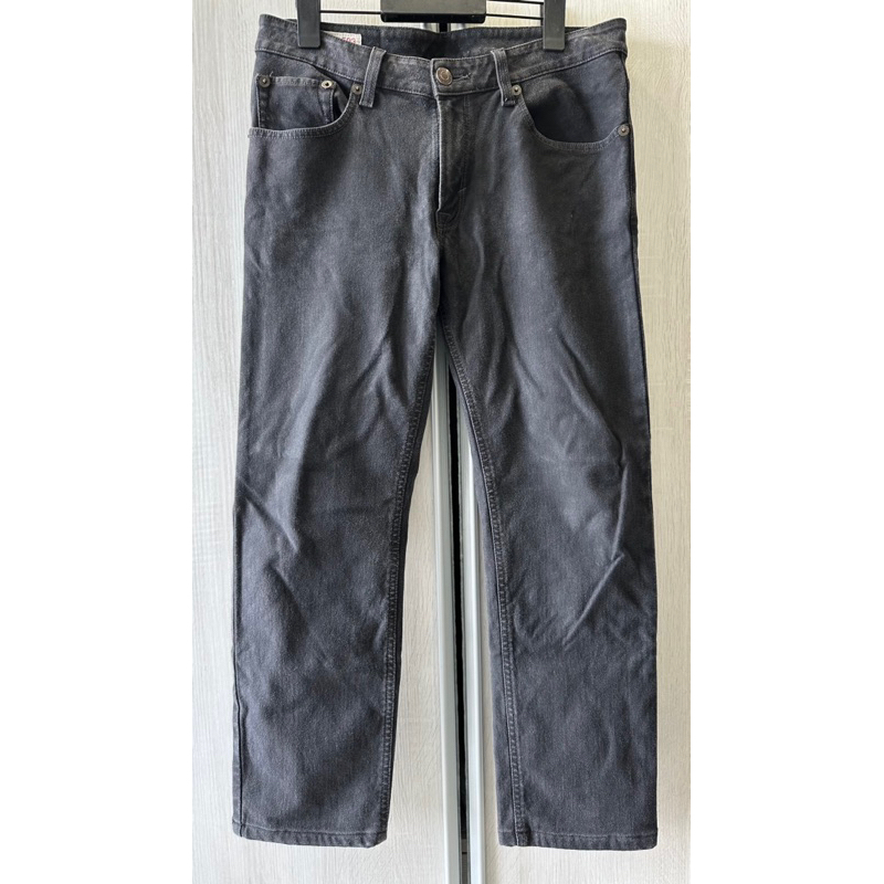 二手）愛德恩 EDWIN 503 Premium 保暖牛仔褲 日本設計 33腰 黑色