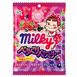 +爆買日本+ 不二家 FUJIYA PEKO 綜合莓果奶糖 72g 硬糖 Milky 莓果糖 水果糖 日本必買 日本原裝