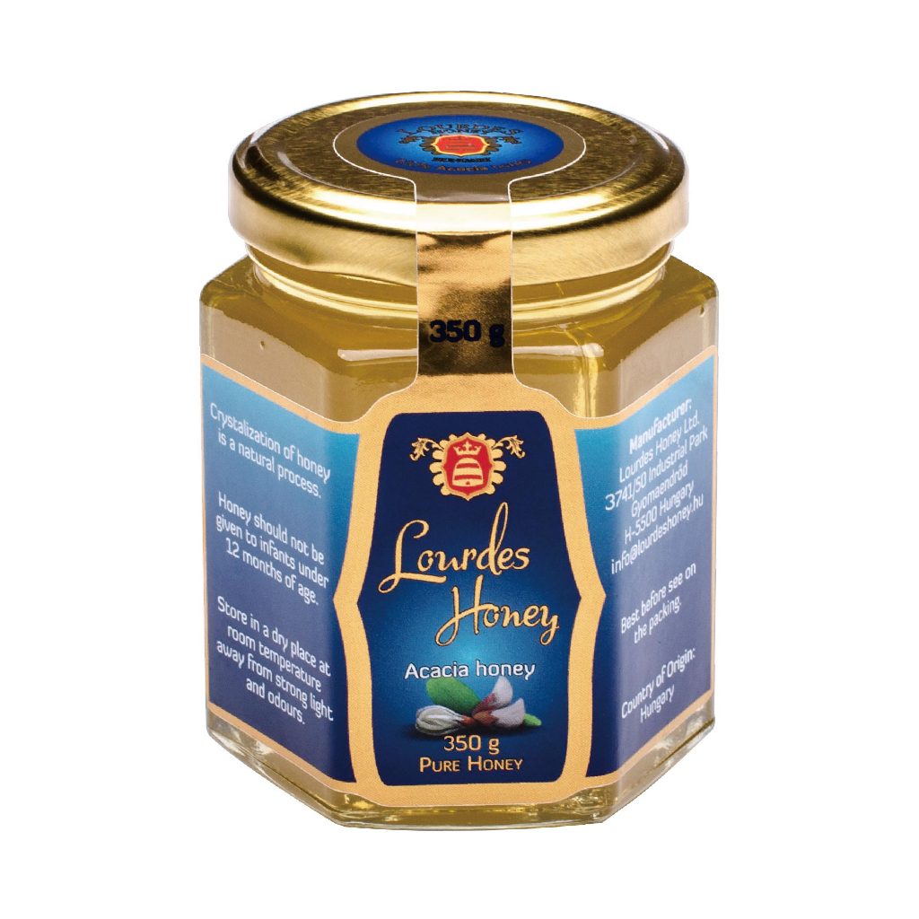 【新加坡琉元堂】匈牙利Lourdes Honey金合歡花蜂蜜1瓶(350公克/瓶) 100%天然蜂蜜