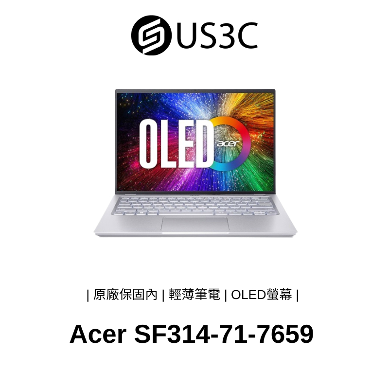 Acer SF314-71-7659 14 OLED i7-12700H 16G 512G SSD 灰 輕薄 OLED