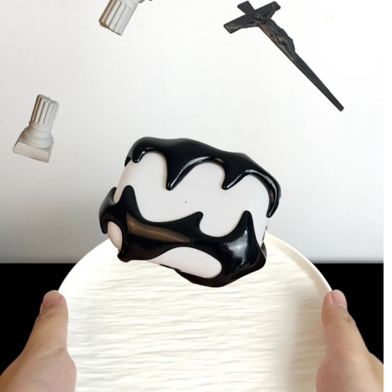 【3D列印】黑牙 Airpods Pro 耳機殼 保護殼 裝飾殼 外骨骼 火焰 個性 蘋果 y2k