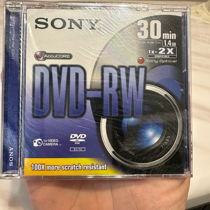 SONY 8CM DVD+RW 1.4GB  可覆寫燒錄片