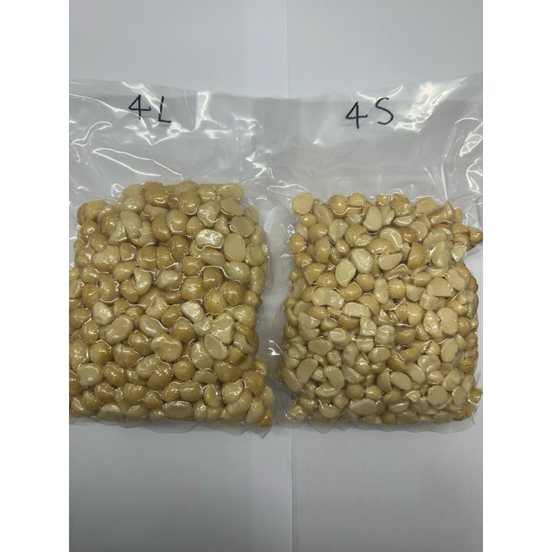 澳洲產地生的夏威夷豆。切半（4L、4S)600克-分裝  收到請儘速冷藏 (由蝦皮代開發票)