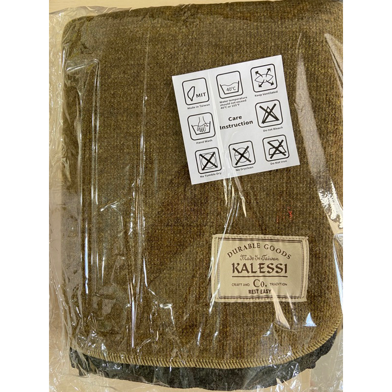 全新 KALESSI雙層羊毛沙發毯 羊毛毯 蓋毯