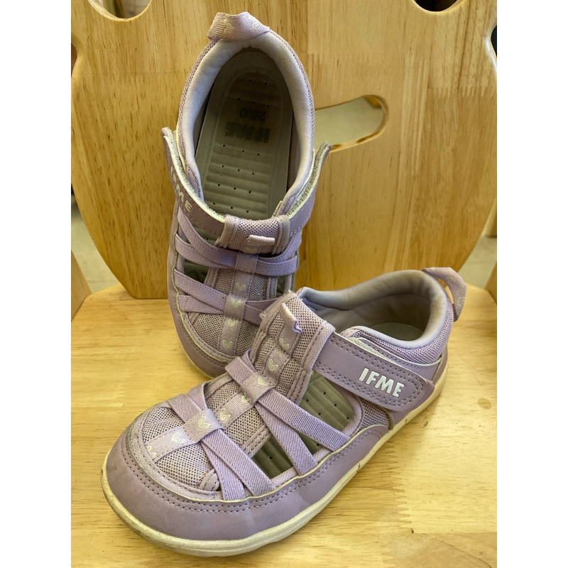 IFME 女童紫色涼鞋20公分 二手