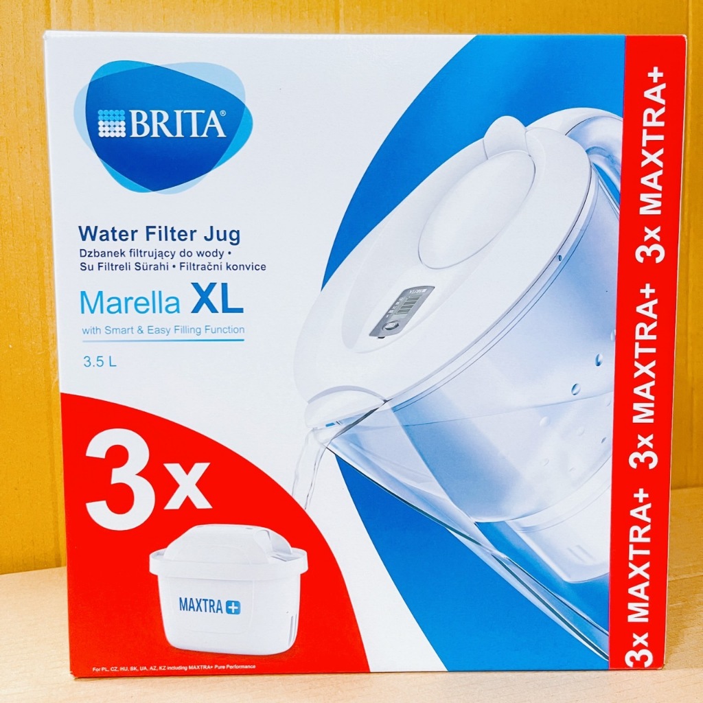 德國 BRITA Marella XL 馬利拉 Aluna愛努娜 3.5L濾水壺 全效型濾心 去水垢專家