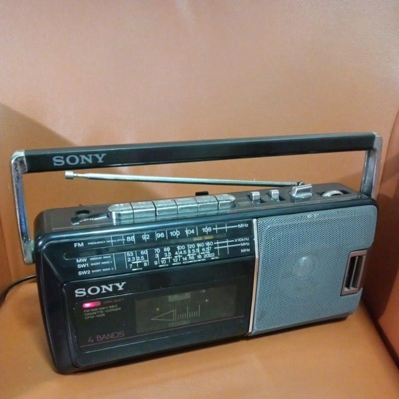 早期SONY 收音機 無盒收音機正常可聽 錄音帶不能聽攝影道具 場景擺飾