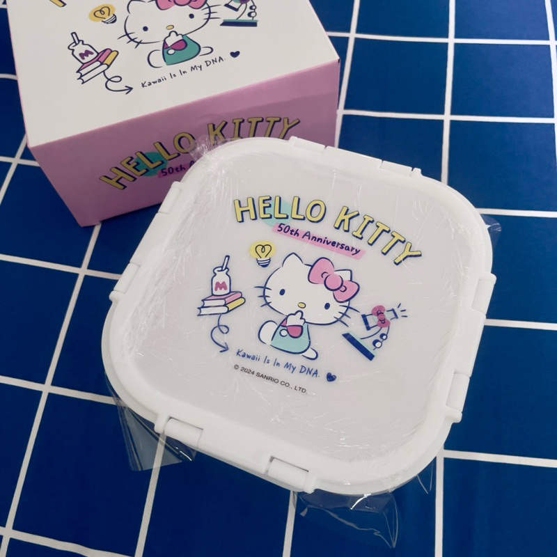 現貨🩵夢時代來店禮 Hello Kitty玻璃餐盒袋組 凱蒂貓