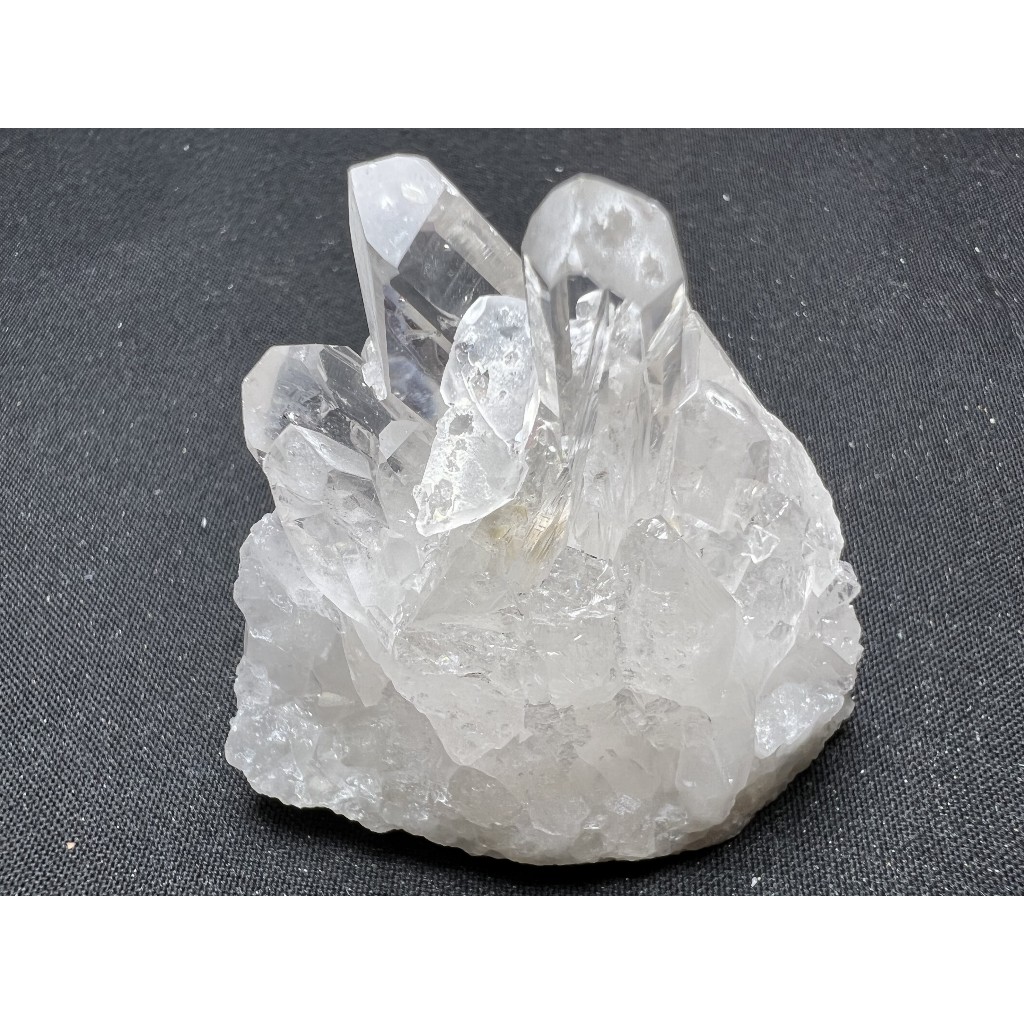 巴西 天然水晶 白水晶簇 晶簇 資料庫水晶 白水晶 原礦 No.30