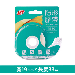 【大學城文具】SKB TE-60 隱形膠帶 /TE-30R 補充膠帶(3入)
