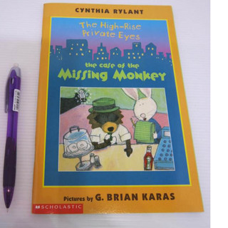 「二手書」The Case of the Missing Monkey 英文讀本 Rylant Cynthia