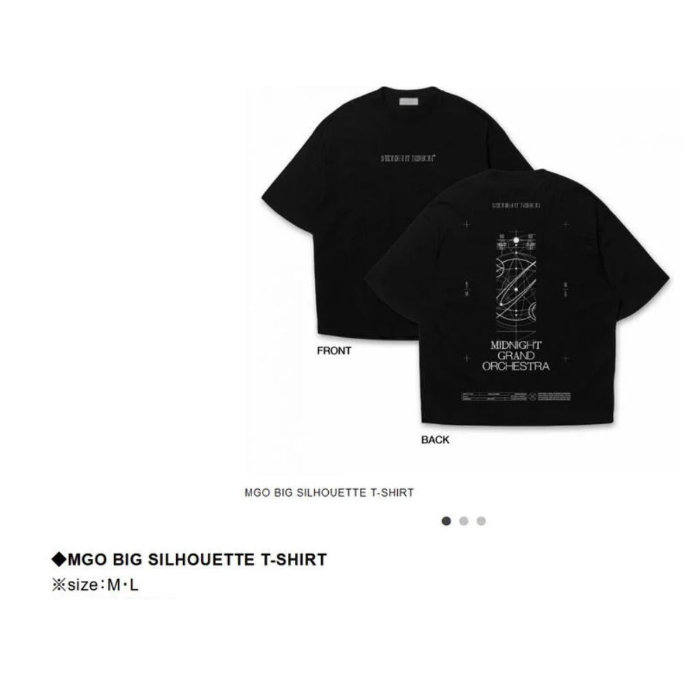 Hololive 星街彗星 MGO MIDNIGHT MISSION 演唱會周邊 T-shirt L號 衣服