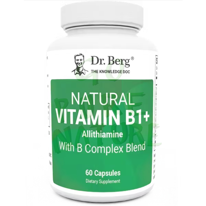 dr.berg_柏格_伯格醫生 維生素B1+ 全新升級添加B群複合物 vitamin B1+ 60粒美國原裝 代購已到貨