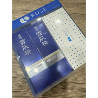 KOSE高絲藥用雪肌精化妝水(極潤型)200mL*2罐+40入化妝棉+14mL化妝水小樣