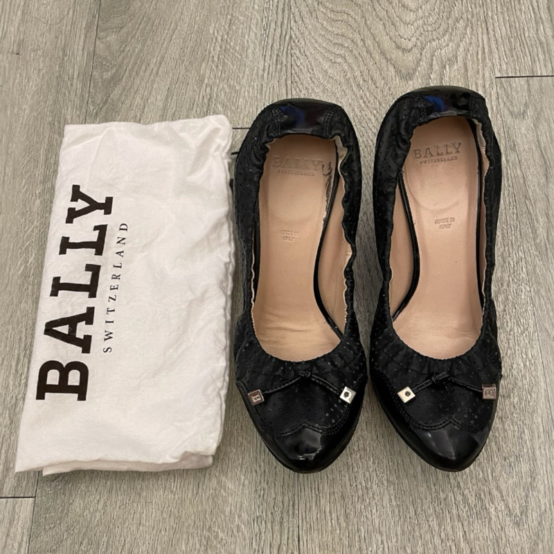 義大利BALLY女鞋 黑色高根鞋