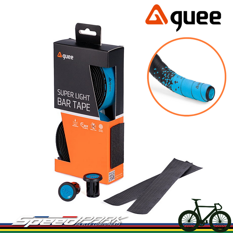 【速度公園】GUEE SL Dual PU手把帶 黑藍色 超輕 雙色系列 高強度吸震 附尾塞 透氣 舒適 防滑把帶