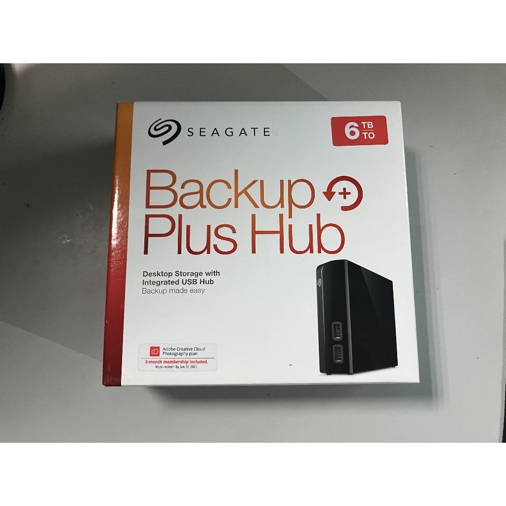 Seagate 希捷 3.5"6TB Backup Plus Hub 行動硬碟