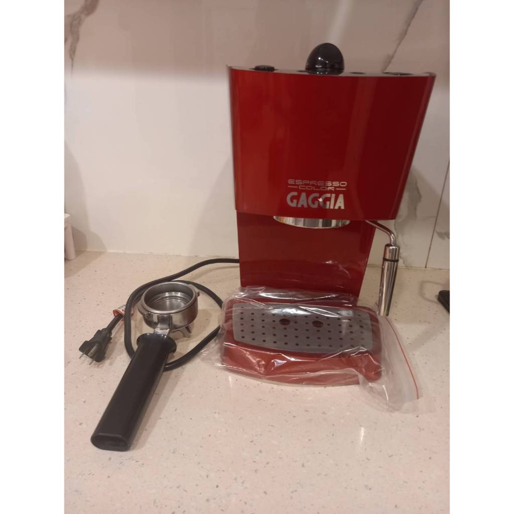 二手-義大利製造GAGGIA紅色 半自動咖啡機（NEW ESP06 COLOR）