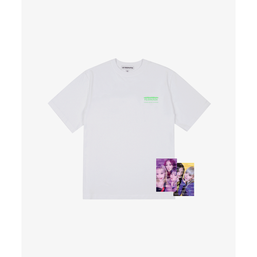 [ 代購 ] LE SSERAFIM ‘FEARNADA’ S/S T-Shirt 短袖上衣 分尺寸 小卡