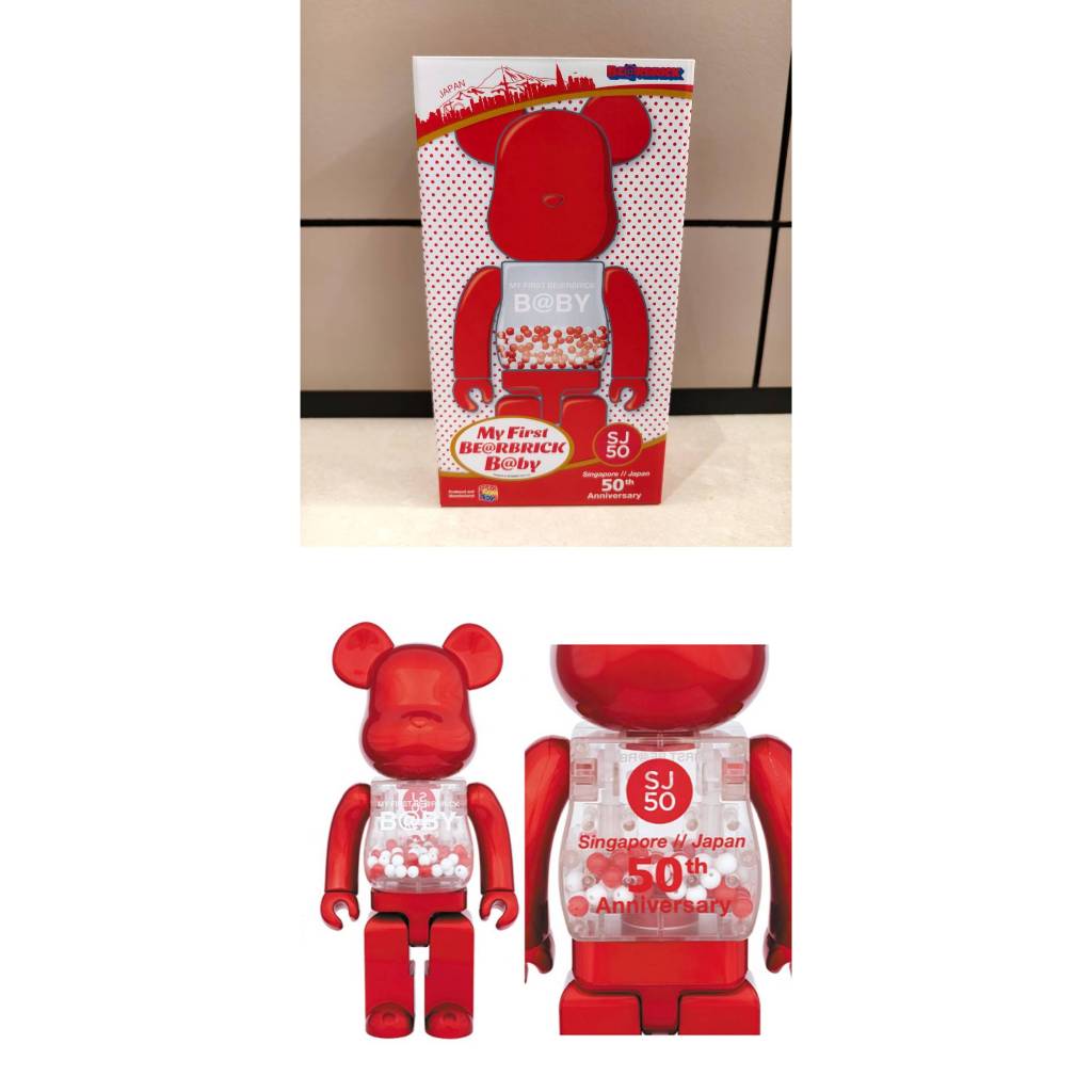 中租銀角零卡分期 全新未拆 BE@RBRICK MY FIRST B@BY SJ50 紅千秋 400% 新加坡限定