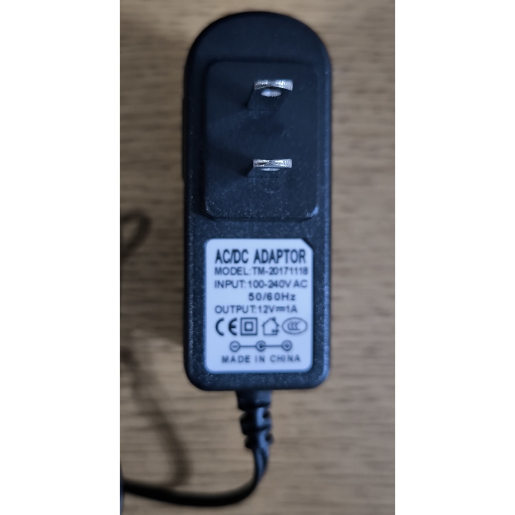 AC / DC #ADAPTOR 12V 1A 帶燈 #變壓器 #適配器
