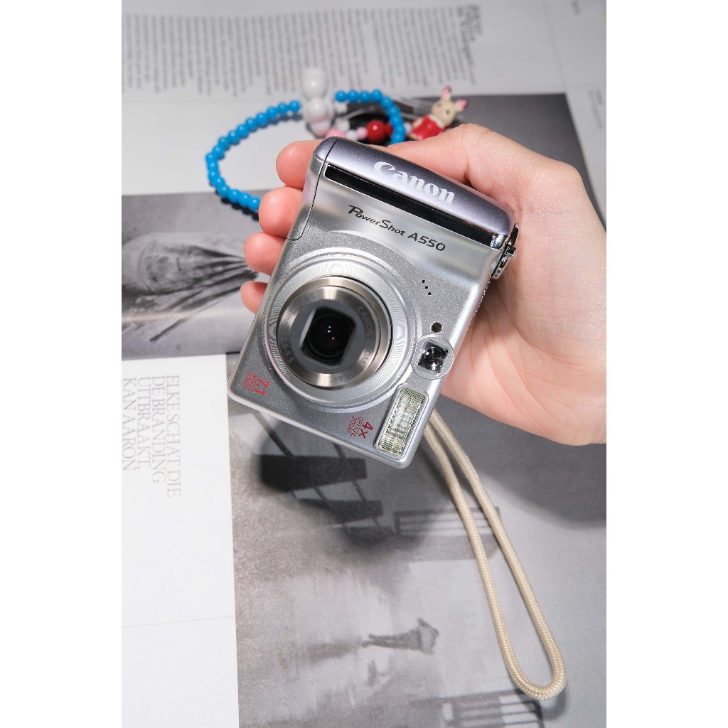 [📷DADDAO📷] 佳能 Canon A550 Y2K復古CCD相機 輕巧款 2008年 質感銀 13種模式