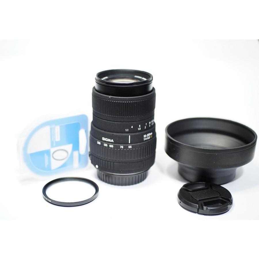 📷附實拍照📷[Canon EF接環] Sigma ZOOM 55-200mm F4-5.6 DC (送新品配件)