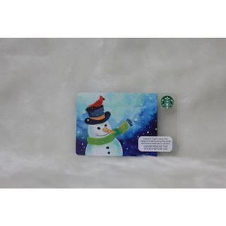 星巴克 STARBUCKS 英國 2016 6128 雪人 聖誕節 隨行卡 儲值卡 星巴克卡 收藏
